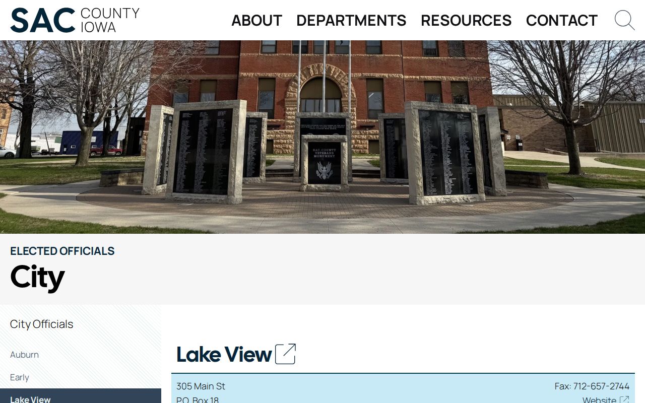 Lake View criminal history official city contact listing